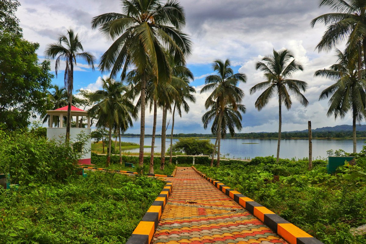 Coconut Island Dumboor Lake, Tripura